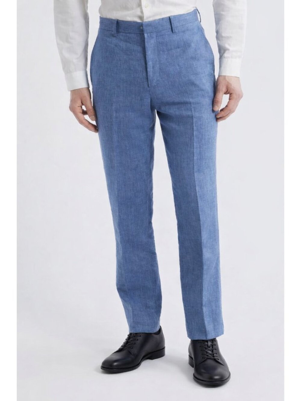 Theory Mens Size 38 Blue Mayer Linen Blend Dress Pants Office NEW